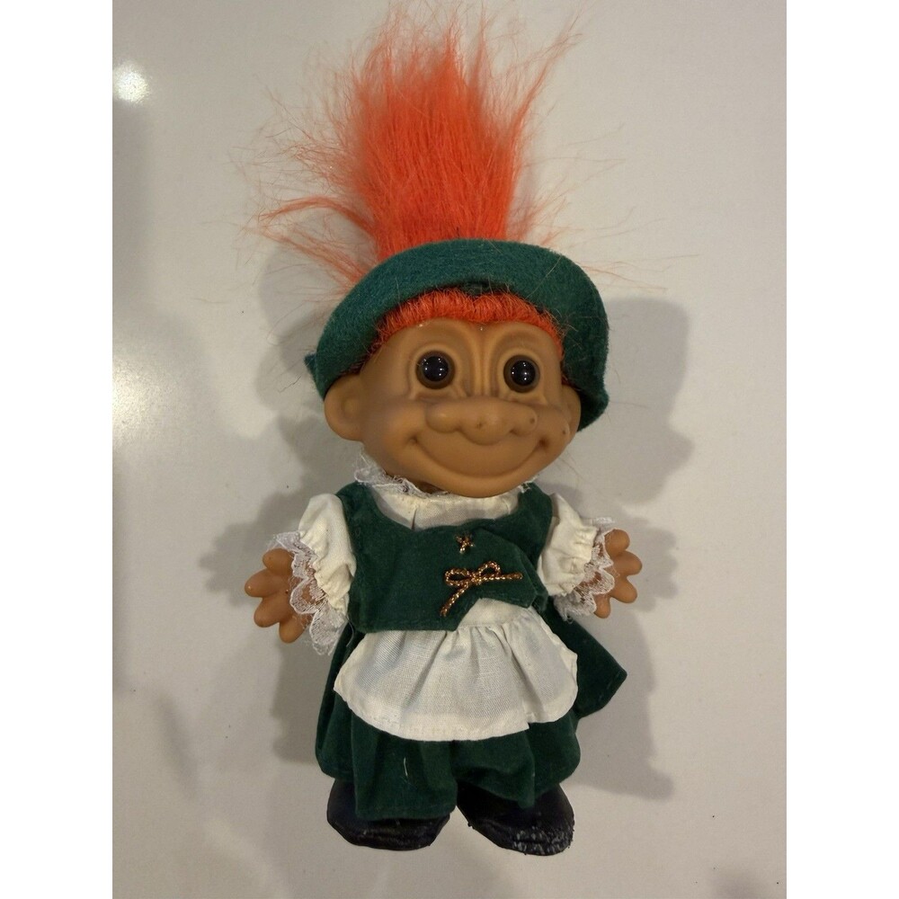 Russ Vintage Trolls Around the World Germany Orange Hair 5”